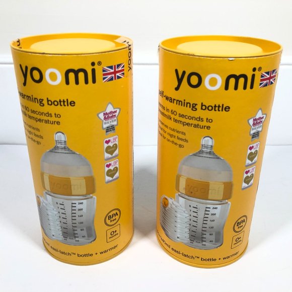 Yoomi Self Warming Bottles X 2 Brand New - Picture 2 of 4